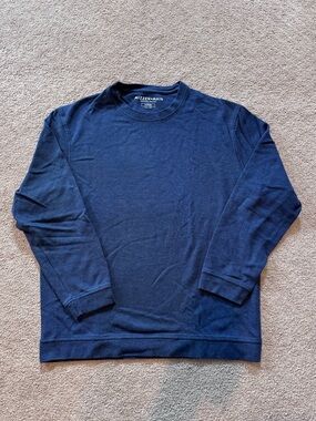 Mizzen + Main Crew Neck. Men’s Large Navy
